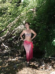 In riverbed little river Sherbikha