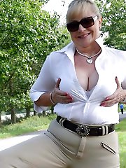 Glamorous older housewives were hammered intensively