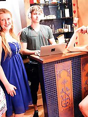 DJ mixing three grannies at GroupMams