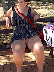 Blonde mature exposed