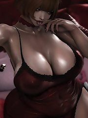 An old and ugly granny masturbates her pussy and ass hole