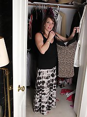 Naughty american housewife dressing up and then some