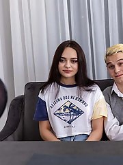 Taboo sex with teen couple learn from mature mum